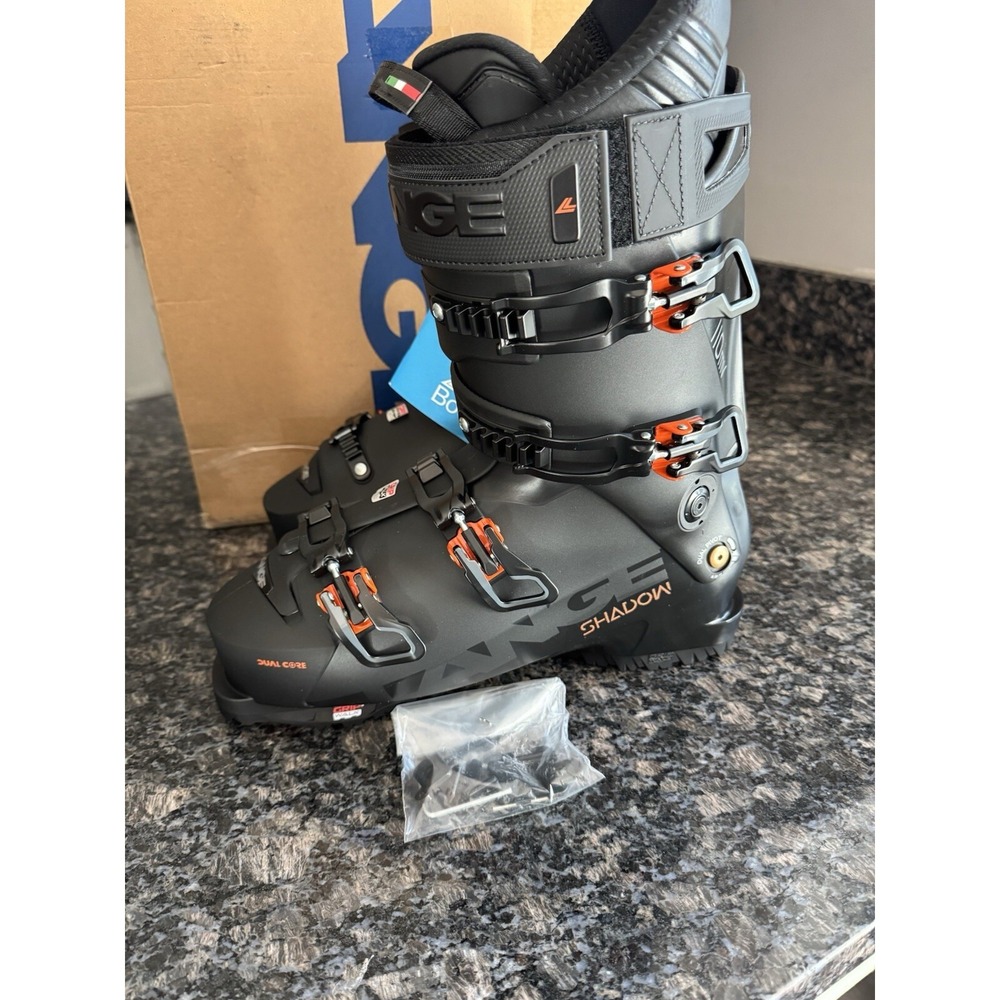 Lange Shadow 110 MV GW Ski Boots Black Orange Mens Size 28.5 men 10.5 LBM2080